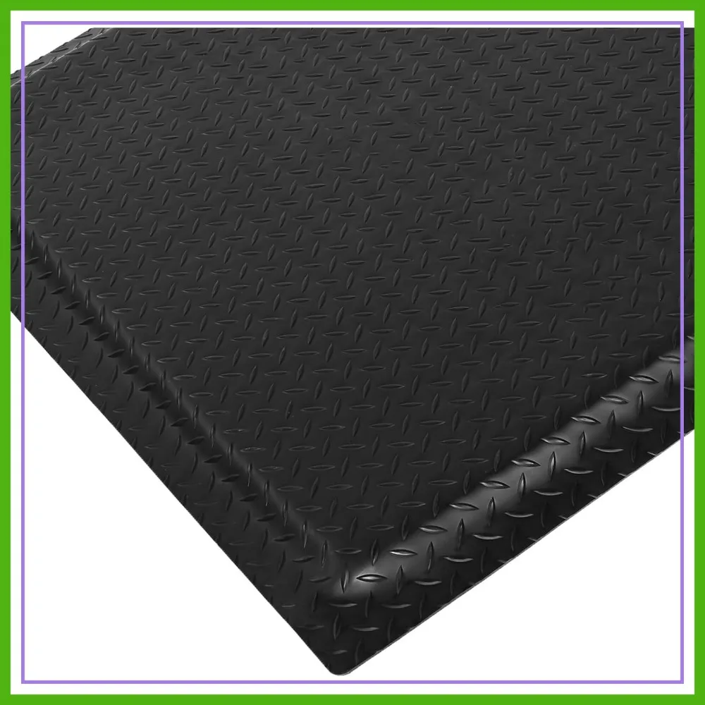 Anti Fatigue Mat 3x6 ft Extra Thick 15/16" Ergonomic Standing Mat Heavy Duty Commercial Diamond Plate for Leg & Back Pain Relief
Anti Fatigue Mat 3x6 ft Extra Thick 15/16" Ergonomic Standing Mat Heavy Duty Commercial Diamond Plate for Leg & Back Pain Relief