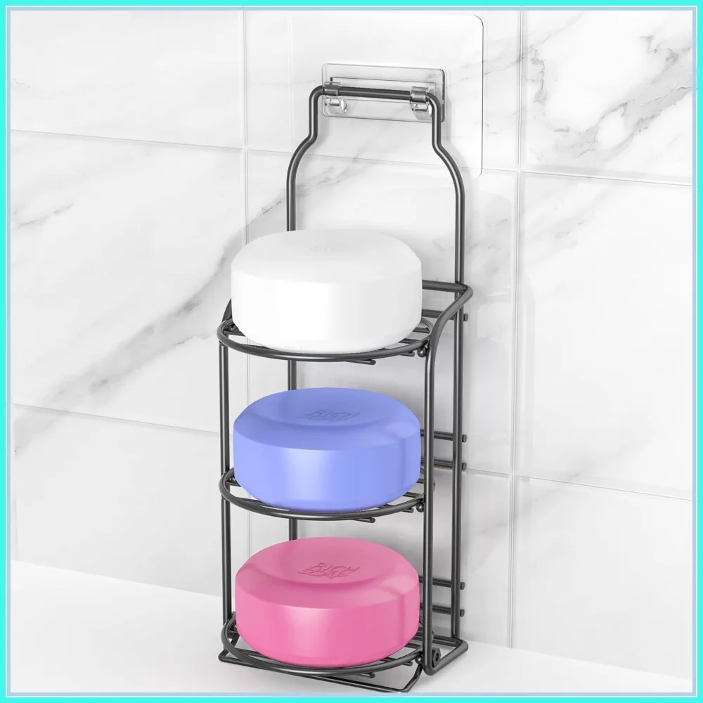 3-Tier Shower Soap Shampoo Bar Holder,Self Adhesive&Freestanding Draining Soap Caddy for Bathroom Wall,Apartment Decor
3-Tier Shower Soap Shampoo Bar Holder,Self Adhesive&Freestanding Draining Soap Caddy for Bathroom Wall,Apartment Decor