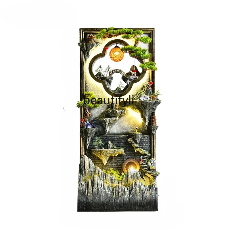 Chinese Style Artificial Mountain and Fountain Decoration Living Room Water Circulation Landscape Hallway Water Curtain Wall
Chinese Style Artificial Mountain and Fountain Decoration Living Room Water Circulation Landscape Hallway Water Curtain Wall