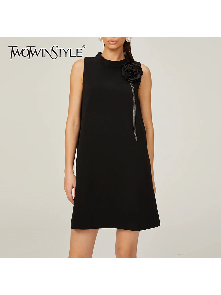 TWOTWINSTYLE однотонные платья для похудения с аппликацией для женщин, темпераментное платье с круглым вырезом и длинными рукавами, высокой талией, женская мода
TWOTWINSTYLE однотонные платья для похудения с аппликацией для женщин, темпераментное платье с круглым вырезом и длинными рукавами, высокой талией, женская мода