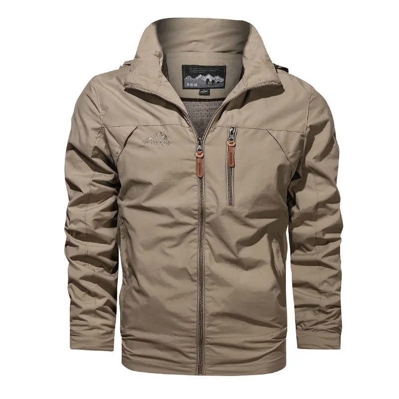 Spring Autumn Men's Hooded Zipper Pocket Solid Letter Embroidery Long Sleeved Cardigan Jacket Coats Fashion Casual Loose Tops
Spring Autumn Men's Hooded Zipper Pocket Solid Letter Embroidery Long Sleeved Cardigan Jacket Coats Fashion Casual Loose Tops