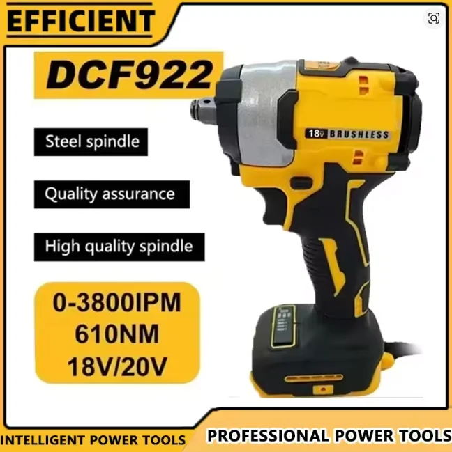 DEWEI DCF922 Cordless Impact Wrench High Torque 406Nm Reverse 1/2" 2500RPM 20V Battery Power Too
DEWEI DCF922 Cordless Impact Wrench High Torque 406Nm Reverse 1/2" 2500RPM 20V Battery Power Too