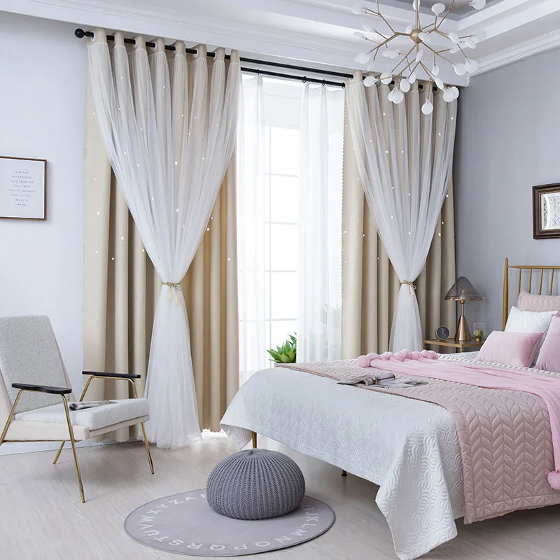 Modern Simple Star Curtain Hook Grommet Top Perforation Optional High-Precision Hollow Belt Yarn Thickened Shading Easy Install
Modern Simple Star Curtain Hook Grommet Top Perforation Optional High-Precision Hollow Belt Yarn Thickened Shading Easy Install