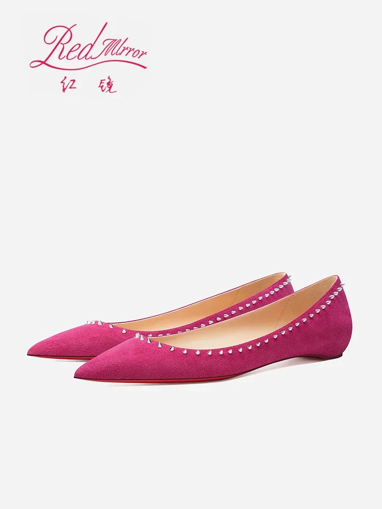 2025new French pink rivet shallow mouth height increasing sexy temperament pointed flat sole single shoe
2025new French pink rivet shallow mouth height increasing sexy temperament pointed flat sole single shoe