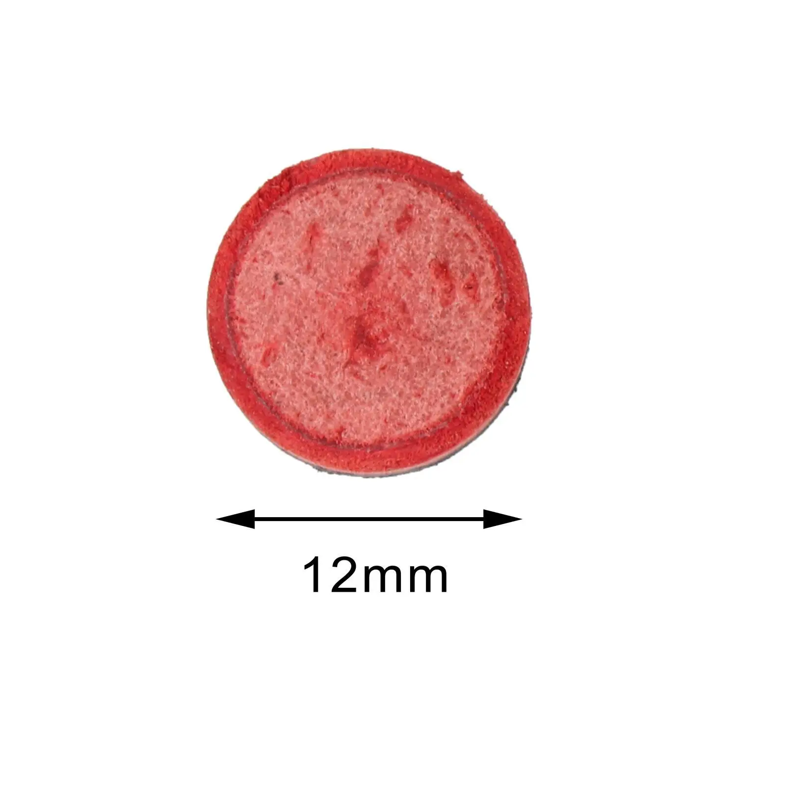 Professional Billiard Cue Tip Red 12mm Durable Leather Snooker Jump Cue Head for Billiard Stick Repair
Professional Billiard Cue Tip Red 12mm Durable Leather Snooker Jump Cue Head for Billiard Stick Repair