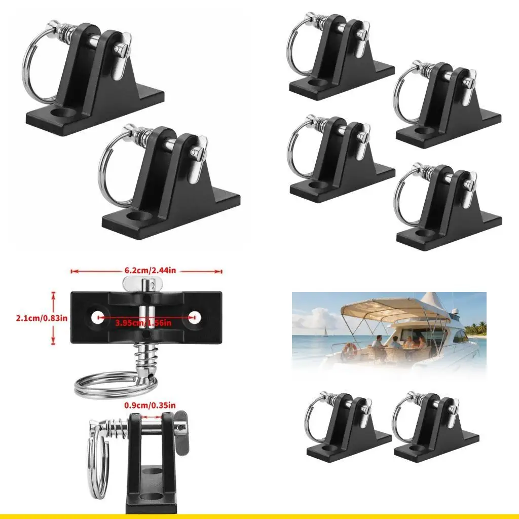 SZCH Bimini Top Deck Hinge with Quick Release Pin Hardware For Marine Sunshade Frame
SZCH Bimini Top Deck Hinge with Quick Release Pin Hardware For Marine Sunshade Frame