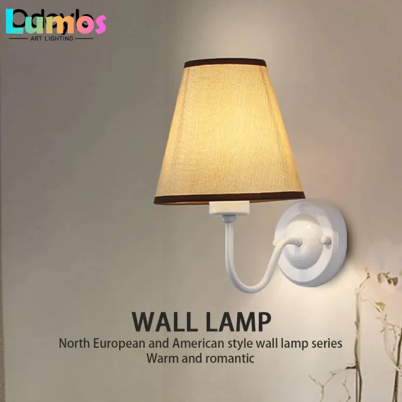 PD E27 Retro Wall Lamp Simple Creative Fabric Wall Lamp Living Room Bedroom Bedside Hotel Home Decor LED Lighting Fixtures
PD E27 Retro Wall Lamp Simple Creative Fabric Wall Lamp Living Room Bedroom Bedside Hotel Home Decor LED Lighting Fixtures