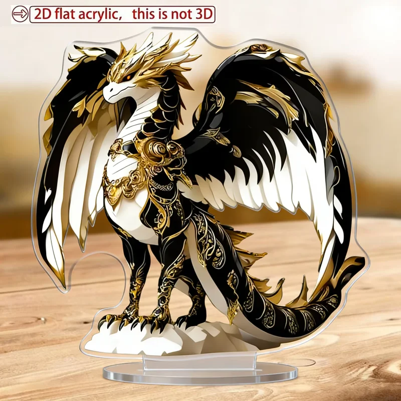 2D Acrylic Dragon Fire Breathing Dragon Figurine Creative Decor Miniature Ornament High Quality Tabletop Decoration
2D Acrylic Dragon Fire Breathing Dragon Figurine Creative Decor Miniature Ornament High Quality Tabletop Decoration