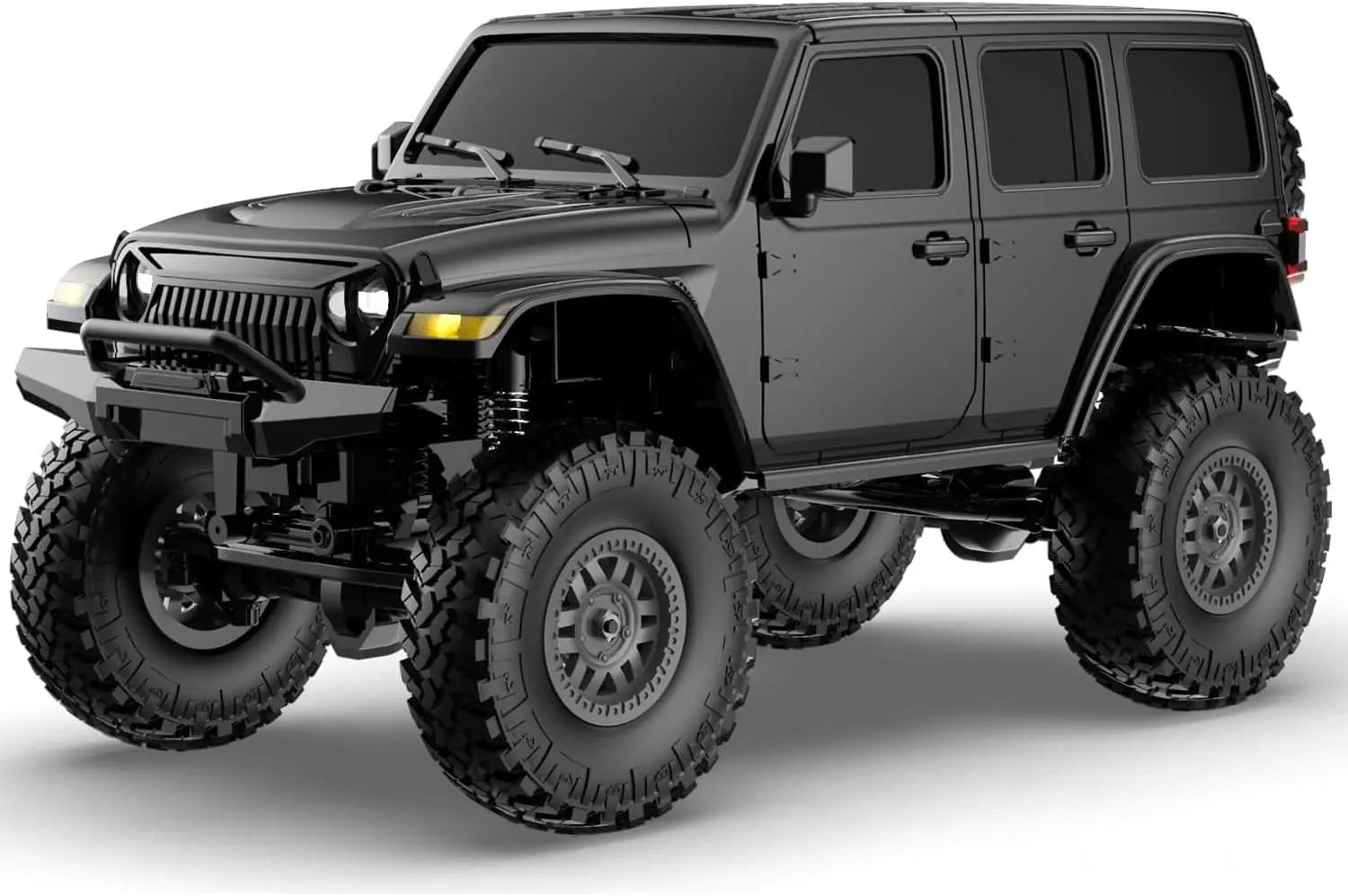 1:24 Scale RC Rock Crawler, 4x4 4WD Off-Road Truck, 2.4GHz Remote Control Vehicle with Dual Batteries and LED Lighting, Hobby Grade Ready-to-Run Toy for Adults, Great Gift Idea
1:24 Scale RC Rock Crawler, 4x4 4WD Off-Road Truck, 2.4GHz Remote Control Vehicle with Dual Batteries and LED Lighting, Hobby Grade Ready-to-Run Toy for Adults, Great Gift Idea