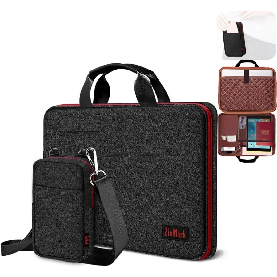 Laptop Case 15.6 Inch Briefcase MilitaryGrade Protection with Detachable Belt Bag Compatible All Model of 1516 Inch Book Pro an
Laptop Case 15.6 Inch Briefcase MilitaryGrade Protection with Detachable Belt Bag Compatible All Model of 1516 Inch Book Pro an