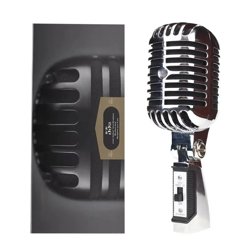 55SH Wired Supercardioid Dynamic Vocal Dynamic Microphone Handheld Microphone Singing Performance Microphone 55SH
55SH Wired Supercardioid Dynamic Vocal Dynamic Microphone Handheld Microphone Singing Performance Microphone 55SH