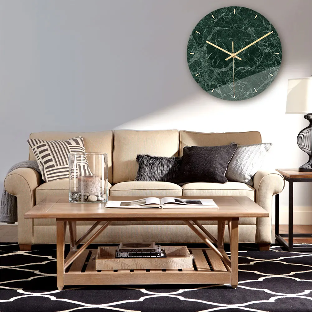 Modern Round Marble Wall Clock Green Silent Acrylic Home Office Decor Corrosion Resistant Living Room Bedroom
Modern Round Marble Wall Clock Green Silent Acrylic Home Office Decor Corrosion Resistant Living Room Bedroom