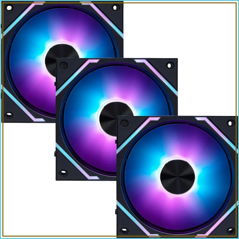 120mm ARGB Fan with Magnetic Connector Block, Daisy-Chain, Fluid Dynamic Bearing, Extra Nut Fixing, Fan Hub, Mystic Light & Cooling Wizard Support
120mm ARGB Fan with Magnetic Connector Block, Daisy-Chain, Fluid Dynamic Bearing, Extra Nut Fixing, Fan Hub, Mystic Light & Cooling Wizard Support