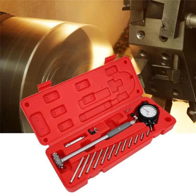 AA21-2-6In Bore Gauge 0.001In Deep Engine Hole Cylinder Measurement Gage Cylinder 50-160Mm 0.01Mm Dial Bore Indicator Gauge Dura
AA21-2-6In Bore Gauge 0.001In Deep Engine Hole Cylinder Measurement Gage Cylinder 50-160Mm 0.01Mm Dial Bore Indicator Gauge Dura