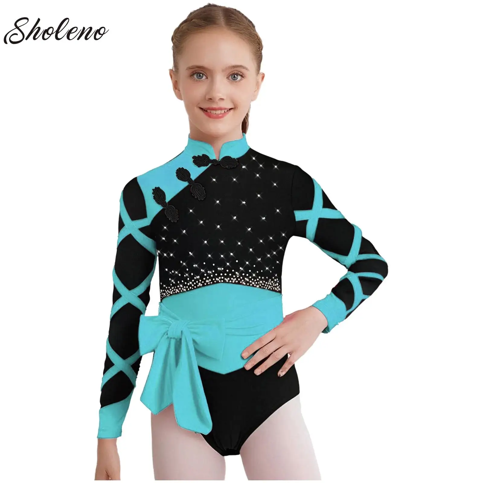 Kids Girls Figure Skating Rhythmic Gymnastics Leotards Dance Jersey Rhinestones Ballet Unitards Bodysuit Dance Practice Costume
Kids Girls Figure Skating Rhythmic Gymnastics Leotards Dance Jersey Rhinestones Ballet Unitards Bodysuit Dance Practice Costume