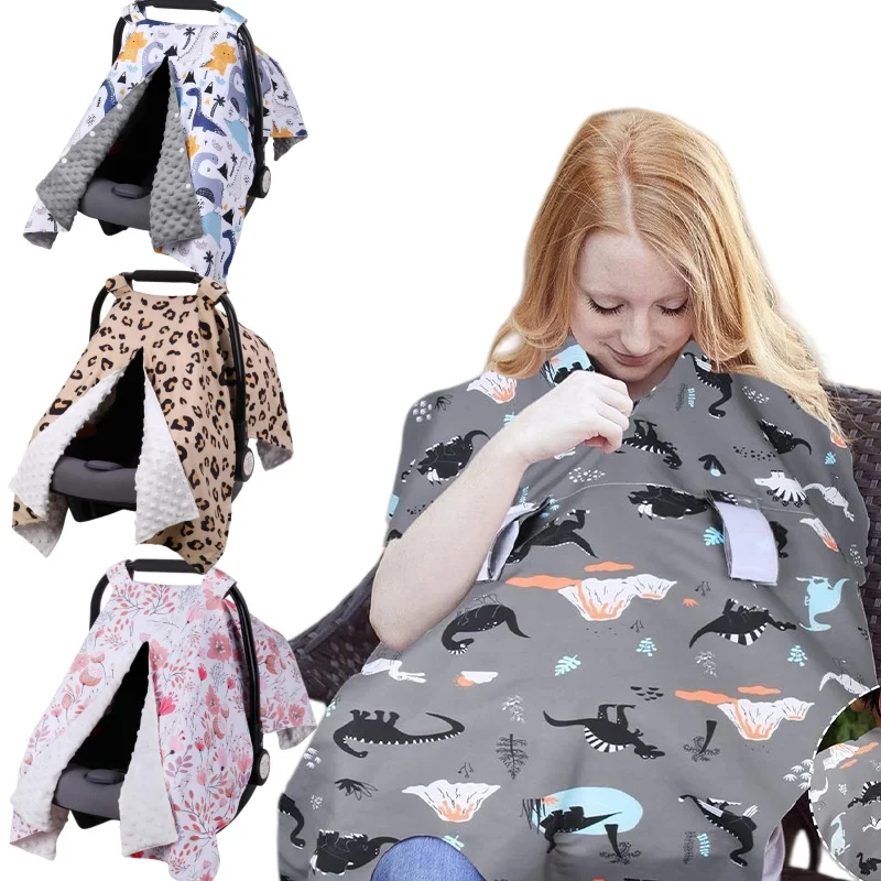 Soft Cotton Minky Baby Car Seat Canopy, Universal Fit Infant Carseat Cover, Breathable Windproof Nursing Cover
Soft Cotton Minky Baby Car Seat Canopy, Universal Fit Infant Carseat Cover, Breathable Windproof Nursing Cover