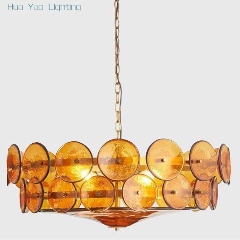 French Retro Design Colored Crystal Living Room Pendant Lamp 2025 New Minimalist Bedroom Dining Room LED Decorative Pendant Lamp
French Retro Design Colored Crystal Living Room Pendant Lamp 2025 New Minimalist Bedroom Dining Room LED Decorative Pendant Lamp