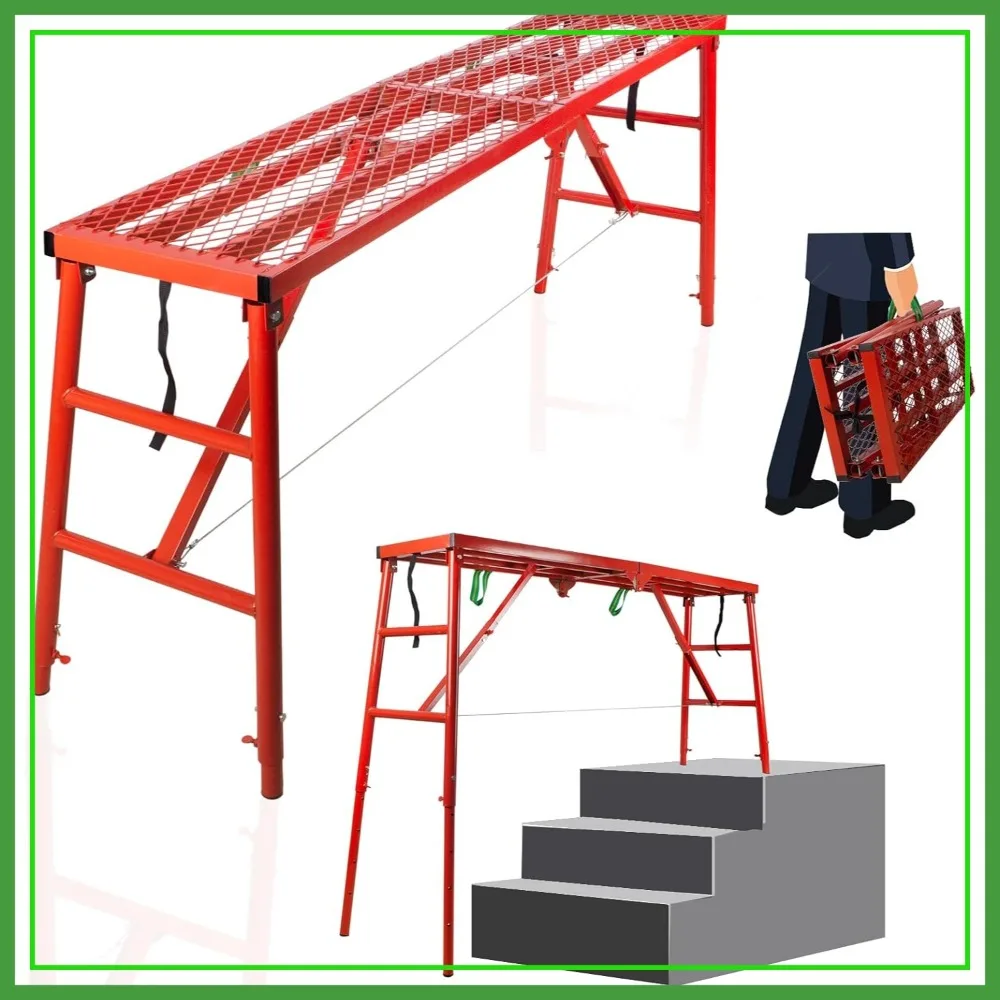 Adjustable Steel Scaffold Platform 71x15.7x51" 770Lbs Capacity
Adjustable Steel Scaffold Platform 71x15.7x51" 770Lbs Capacity