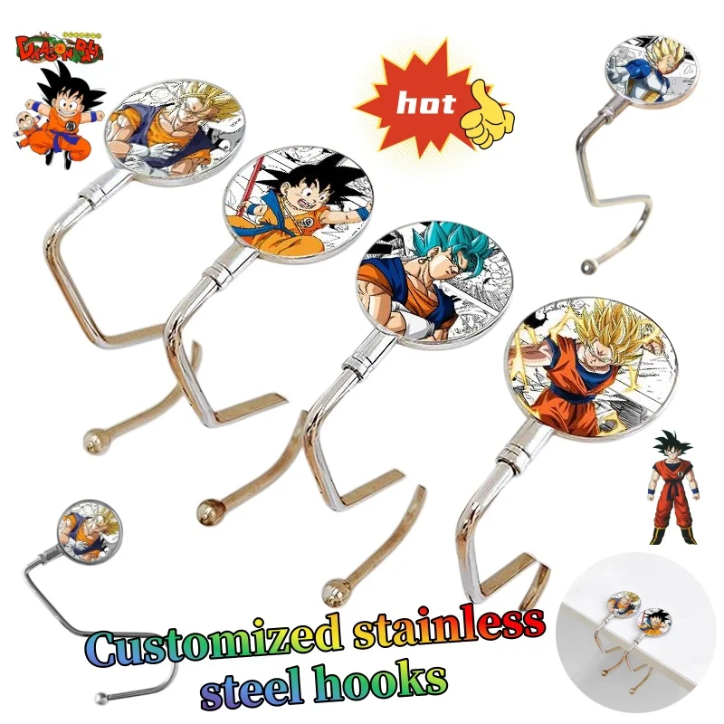 Dragon Ball backpack hook, cute and fashionable student desk-side bag hanging gadget, movable without adhesive, gift-ready
Dragon Ball backpack hook, cute and fashionable student desk-side bag hanging gadget, movable without adhesive, gift-ready