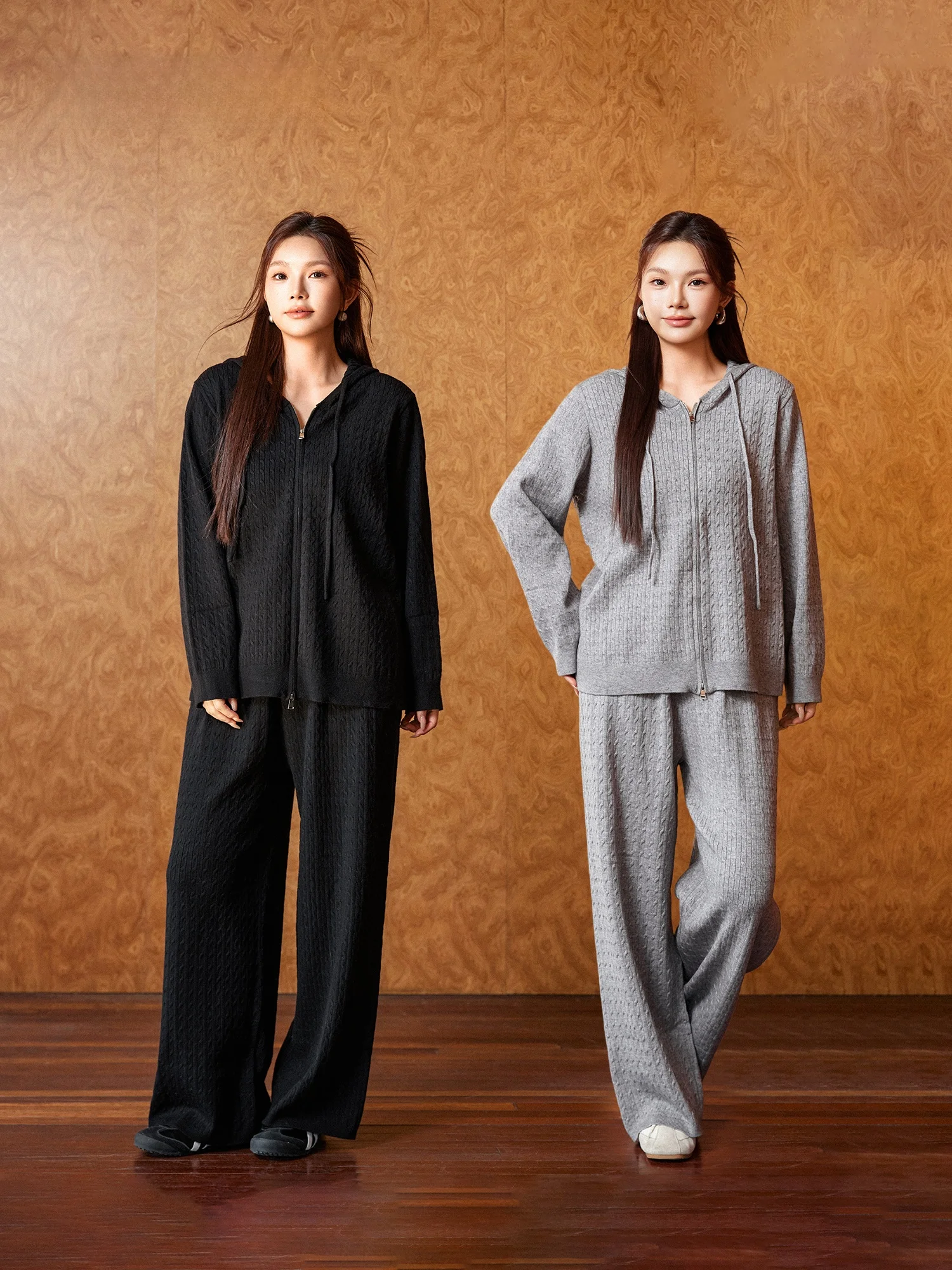 Plusmall Casual Knitted Sweater And Pants Set with Twisted Knit Design in Andy Velvet for plus Size Women Winter New Arrival
Plusmall Casual Knitted Sweater And Pants Set with Twisted Knit Design in Andy Velvet for plus Size Women Winter New Arrival