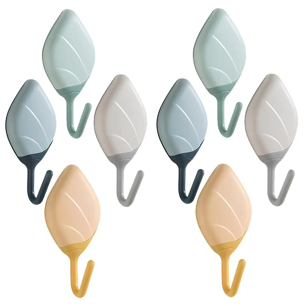 8pcs Traceless Adhesive Hooks Leaf Shaped Wall Mounted Key Towel Hanger for Kitchen Bathroom Door Lightweight Items
8pcs Traceless Adhesive Hooks Leaf Shaped Wall Mounted Key Towel Hanger for Kitchen Bathroom Door Lightweight Items