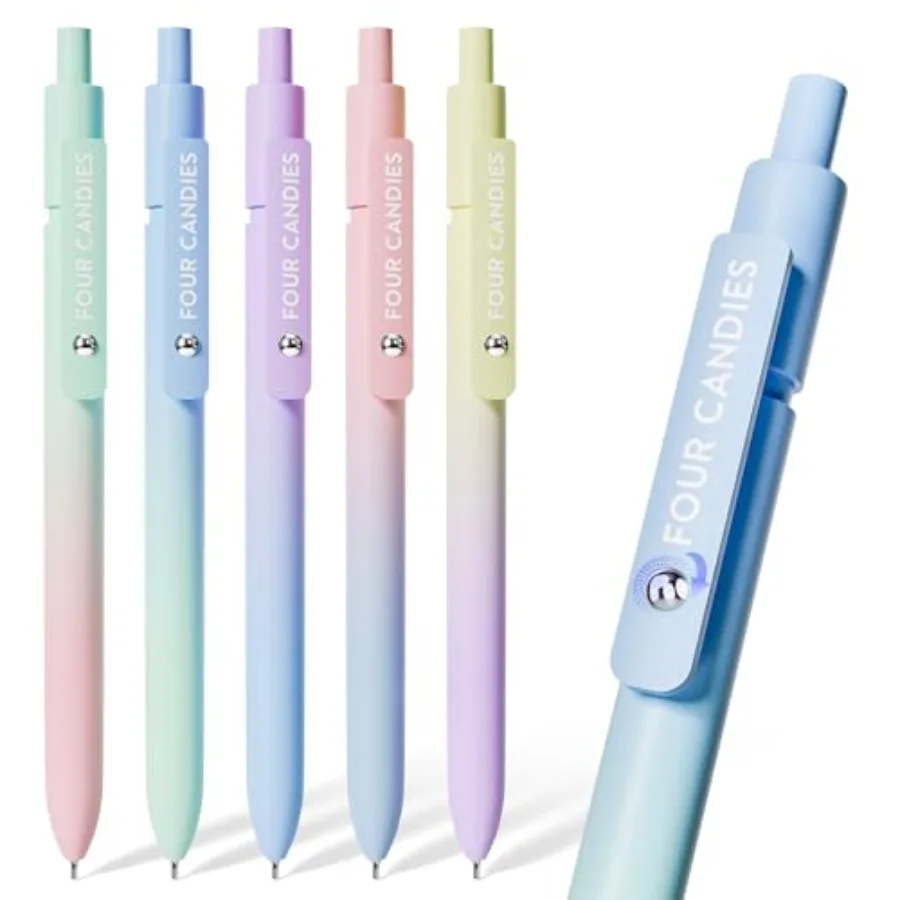 Gel Pens, 0.7mm Quick Dry Black Ink Pen Fine Point Smooth Writing Unique Pen, Office Home School Supplies Essentials Fun Pretty
Gel Pens, 0.7mm Quick Dry Black Ink Pen Fine Point Smooth Writing Unique Pen, Office Home School Supplies Essentials Fun Pretty