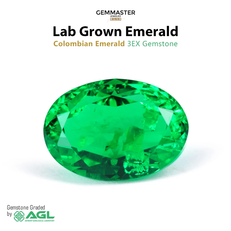 Oval Lab Grown Emerald With AGL certificate Vivid Green Gemstone VVS VS Colombia Emerald wholesale Lab Emerald
Oval Lab Grown Emerald With AGL certificate Vivid Green Gemstone VVS VS Colombia Emerald wholesale Lab Emerald