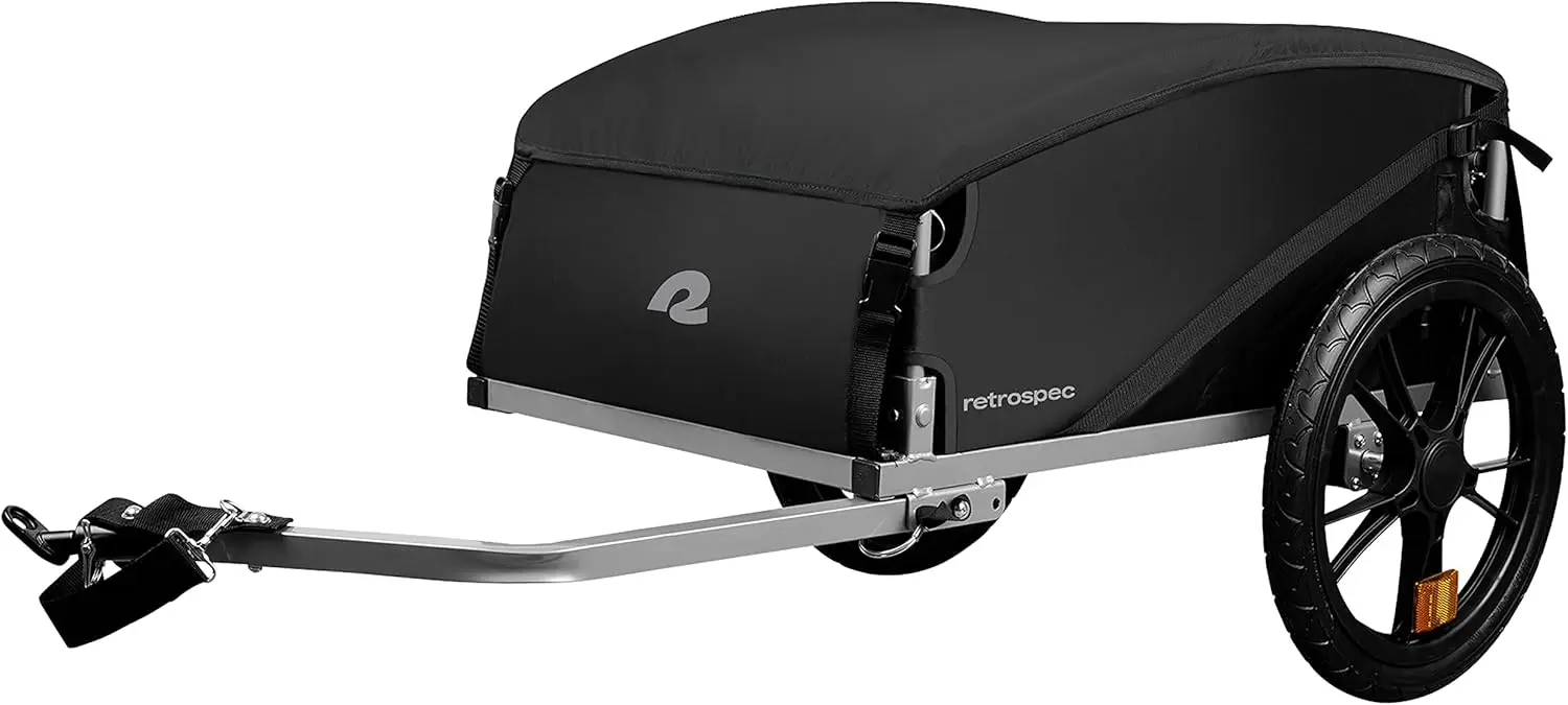 Foldable Bike Cargo Trailer, 80lb Capacity, Universal Fit for 20-29in Wheels, Weather-Resistant Fabric, Safety Flag Included
Foldable Bike Cargo Trailer, 80lb Capacity, Universal Fit for 20-29in Wheels, Weather-Resistant Fabric, Safety Flag Included