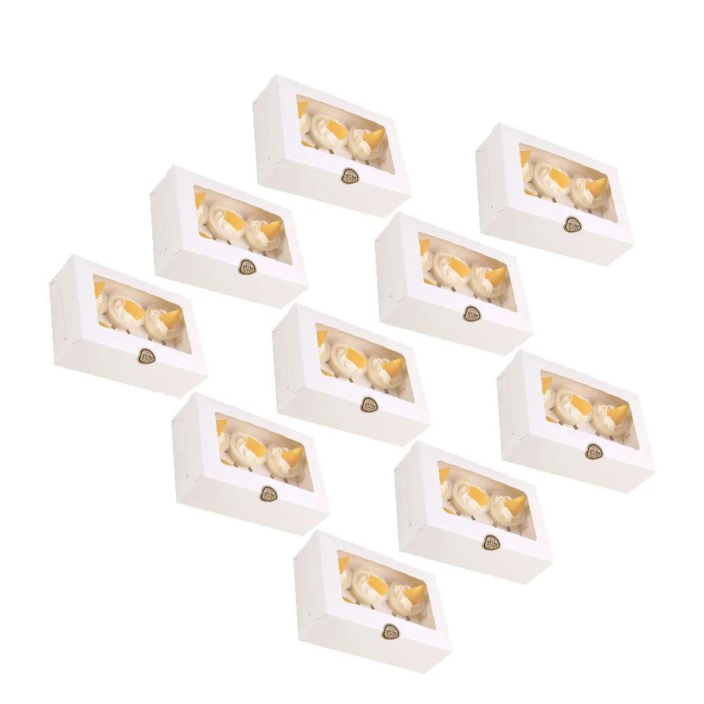 10Pcs Cake Boxes White Gift Muffin Containers Cupcake Baking Single Party Favor Packaging Dessert Storage Box Container
10Pcs Cake Boxes White Gift Muffin Containers Cupcake Baking Single Party Favor Packaging Dessert Storage Box Container