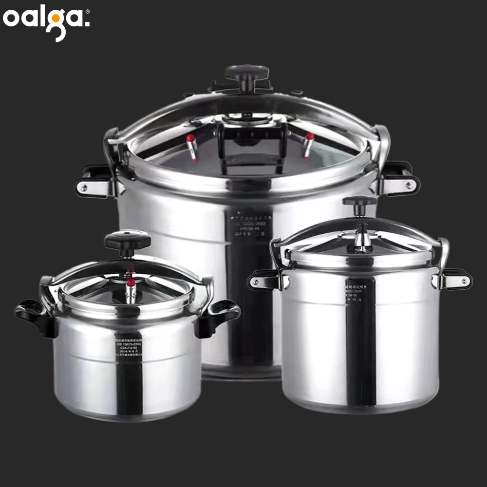 Aluminum Alloyl Large Capacity Pressure Cooker Gas Cooker Can Use Explosion Proof Pot Home Cooking Utensils 3L-22L Arroceras Pot
Aluminum Alloyl Large Capacity Pressure Cooker Gas Cooker Can Use Explosion Proof Pot Home Cooking Utensils 3L-22L Arroceras Pot