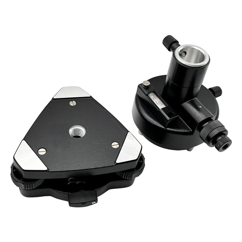 Three-jaw Tribrach For Nikon Type Total Station Prism Set Up Prism With Optical Plummet Adapter Black
Three-jaw Tribrach For Nikon Type Total Station Prism Set Up Prism With Optical Plummet Adapter Black