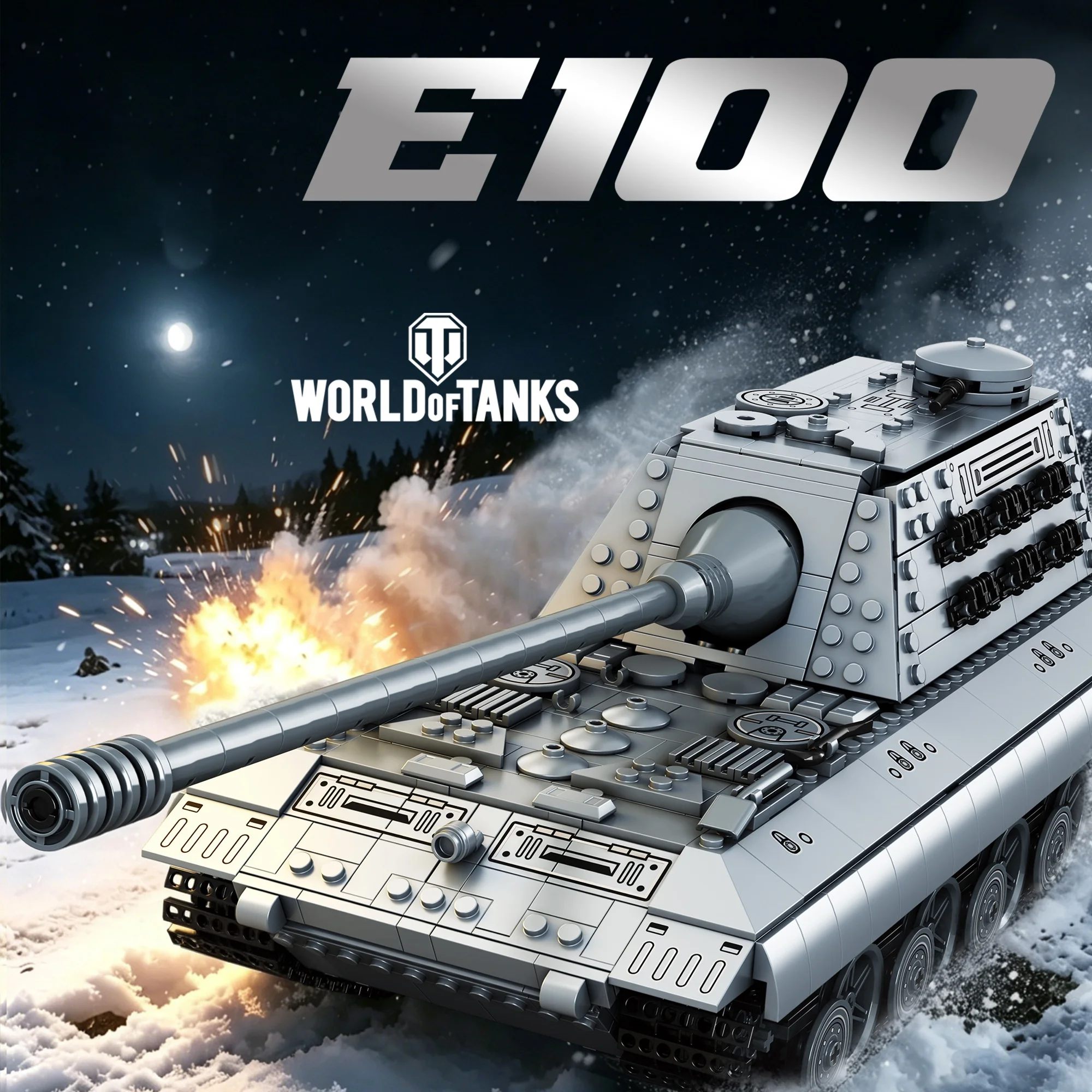 1498pcs Modern War Tanks E100 Tank Building Blocks 77037 Classic Military Main Battle Tank Vehicle Bricks Toys for Adults Gifts
1498pcs Modern War Tanks E100 Tank Building Blocks 77037 Classic Military Main Battle Tank Vehicle Bricks Toys for Adults Gifts