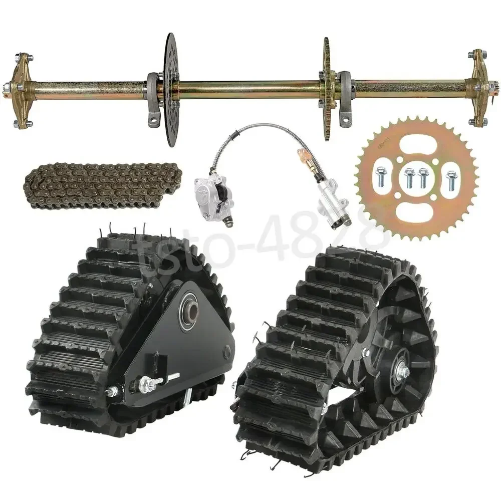 Go Kart Pair Rear ATV Snow Sand Track with 32"Rear Live Axle Kit Brake 428 chain sprocket Assembly for DIY ATV Cart Buggy
Go Kart Pair Rear ATV Snow Sand Track with 32"Rear Live Axle Kit Brake 428 chain sprocket Assembly for DIY ATV Cart Buggy