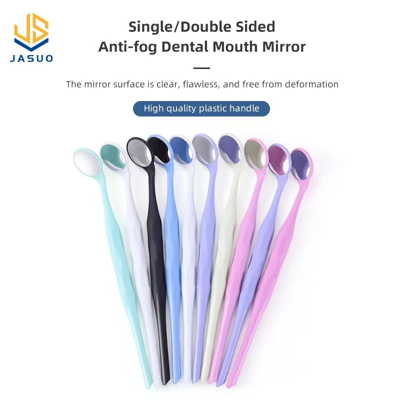10pcs/Box Dental Double Sided Mouth Mirrors Autoclavable Surface Exam Reflectors With Handle Random Colors Oral Tooth Whitening
10pcs/Box Dental Double Sided Mouth Mirrors Autoclavable Surface Exam Reflectors With Handle Random Colors Oral Tooth Whitening