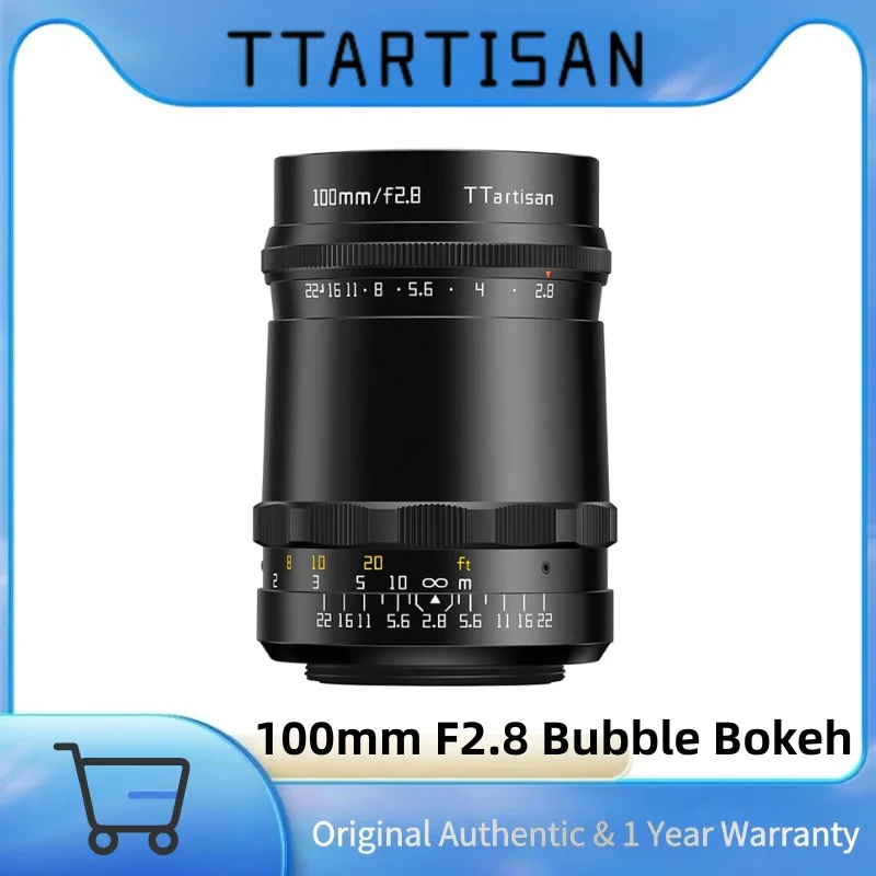 TTArtisan 100mm F2.8 2X Macro MF Full Frame Lens for Sony FE Nikon Z Nikon F Canon EOSR EF Leica L Sigma L Fuji X Fujifilm GFX
TTArtisan 100mm F2.8 2X Macro MF Full Frame Lens for Sony FE Nikon Z Nikon F Canon EOSR EF Leica L Sigma L Fuji X Fujifilm GFX