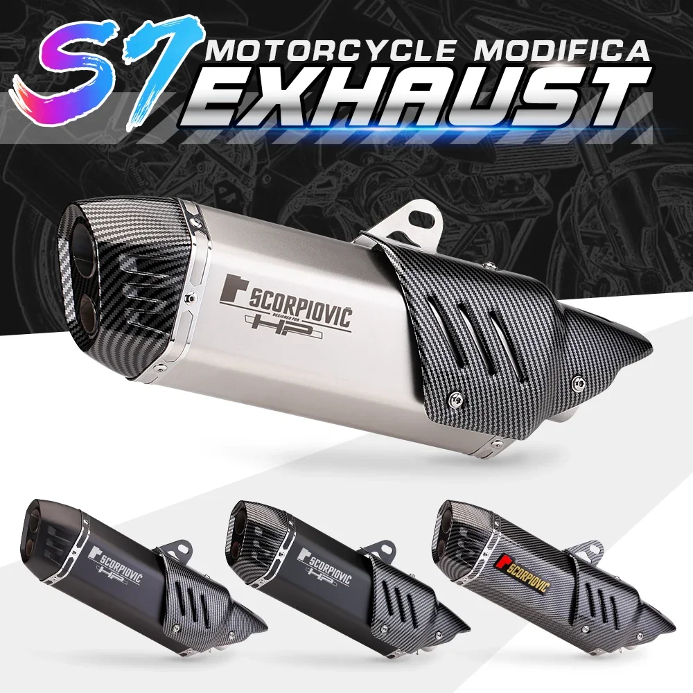 Motorcycle universal muffler s7 Tailpipe Tail Pipe Stainless Motorbike Exhaust Rear Pipe Exhaust Pipe With Muffler
Motorcycle universal muffler s7 Tailpipe Tail Pipe Stainless Motorbike Exhaust Rear Pipe Exhaust Pipe With Muffler