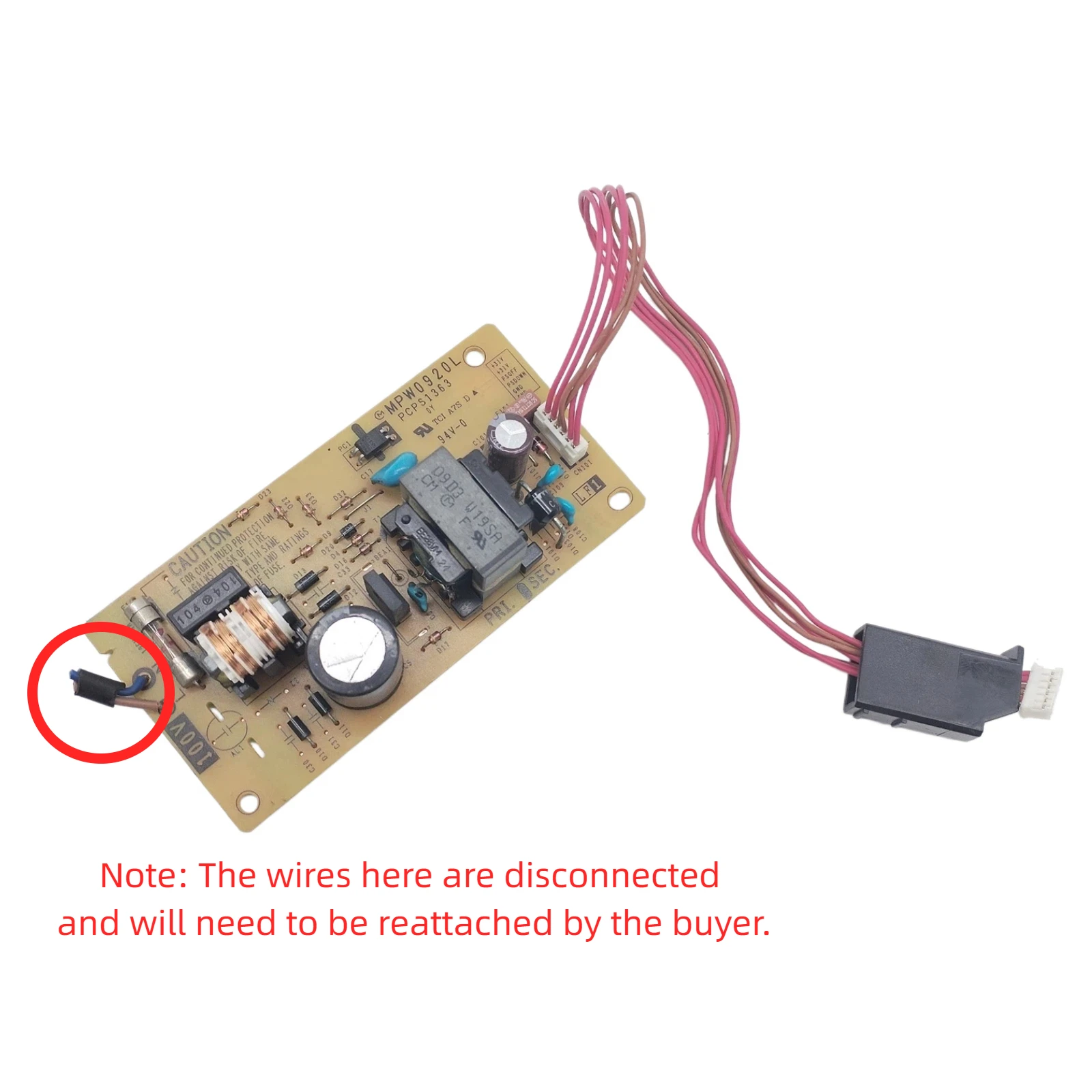 J955DN J955 Power Supply Board 100V MFC-J955DN MPW0920L Fits For Brother PCPS1363
J955DN J955 Power Supply Board 100V MFC-J955DN MPW0920L Fits For Brother PCPS1363