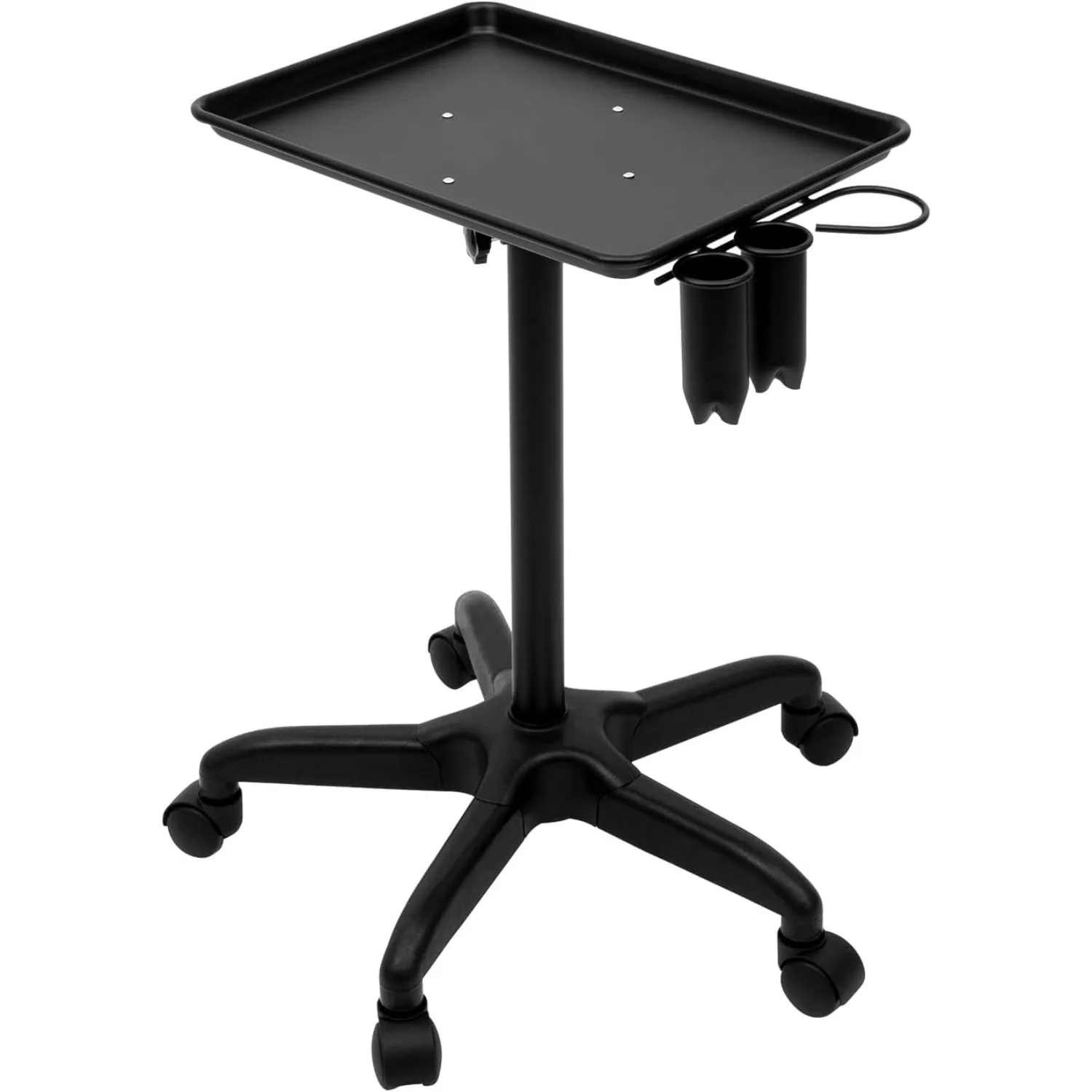Salon Trolley with Wheels Adjustable Height with Storage Tray and Storage Space for Spa, Barber, Clinic, Black
Salon Trolley with Wheels Adjustable Height with Storage Tray and Storage Space for Spa, Barber, Clinic, Black