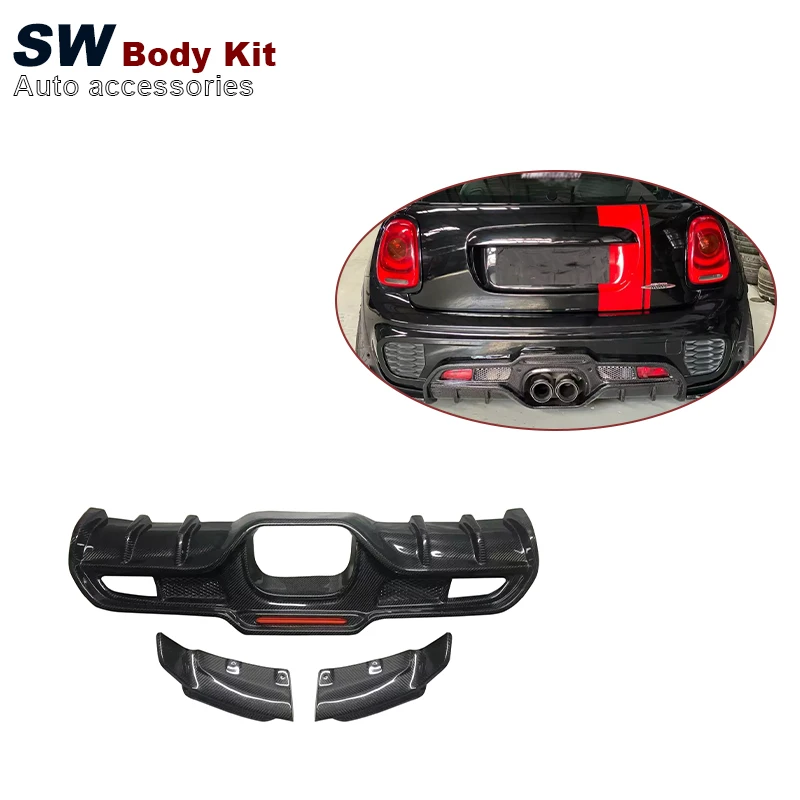 New JSW Style Carbon Fiber Rear Bumper Diffuser For For Mini Cooper F55 F56 Upgrade Modification Lip Car Accessories Performance
New JSW Style Carbon Fiber Rear Bumper Diffuser For For Mini Cooper F55 F56 Upgrade Modification Lip Car Accessories Performance