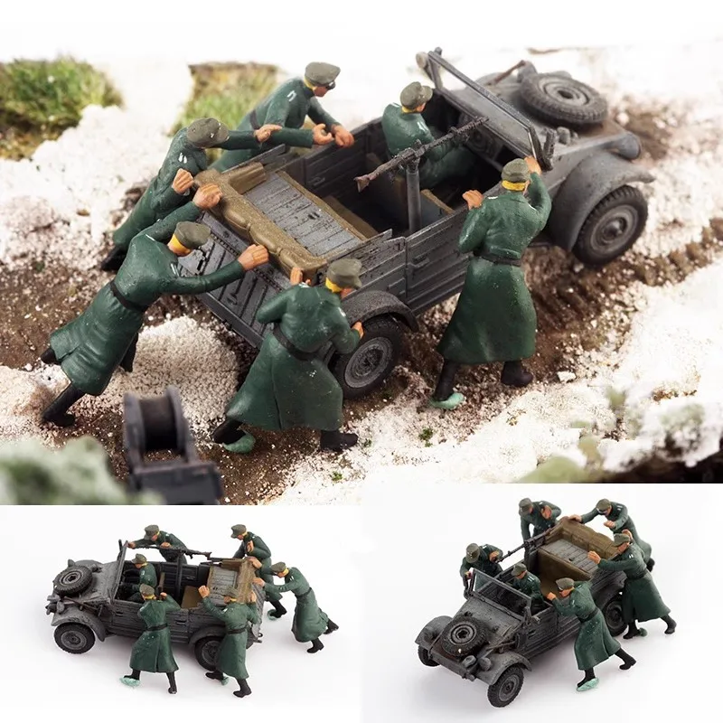 NEW1/72 Scale Germany Winter Cart Group 6 Soldiers East Line Action Figures Model DIY Scene Accessory Collection Display Toys
NEW1/72 Scale Germany Winter Cart Group 6 Soldiers East Line Action Figures Model DIY Scene Accessory Collection Display Toys