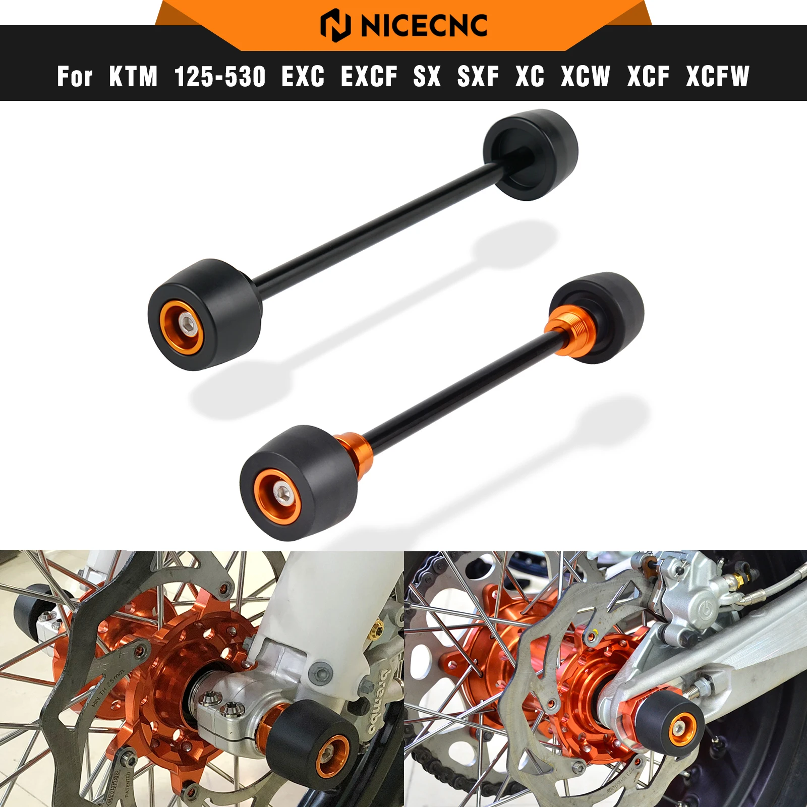 NICECNC For KTM EXC 300 2017-2023 20MM/22MM Front Rear Axle Slider Wheel Fork Crash Protector For Husqvarna TE 300 GasGas EC 300
NICECNC For KTM EXC 300 2017-2023 20MM/22MM Front Rear Axle Slider Wheel Fork Crash Protector For Husqvarna TE 300 GasGas EC 300