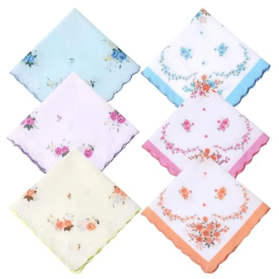 6 Pcs Vintage Floral Handkerchiefs, Cotton Handkerchiefs for Women Floral Print Ladies Handkerchief Soft Sweat Handkerchief for
6 Pcs Vintage Floral Handkerchiefs, Cotton Handkerchiefs for Women Floral Print Ladies Handkerchief Soft Sweat Handkerchief for