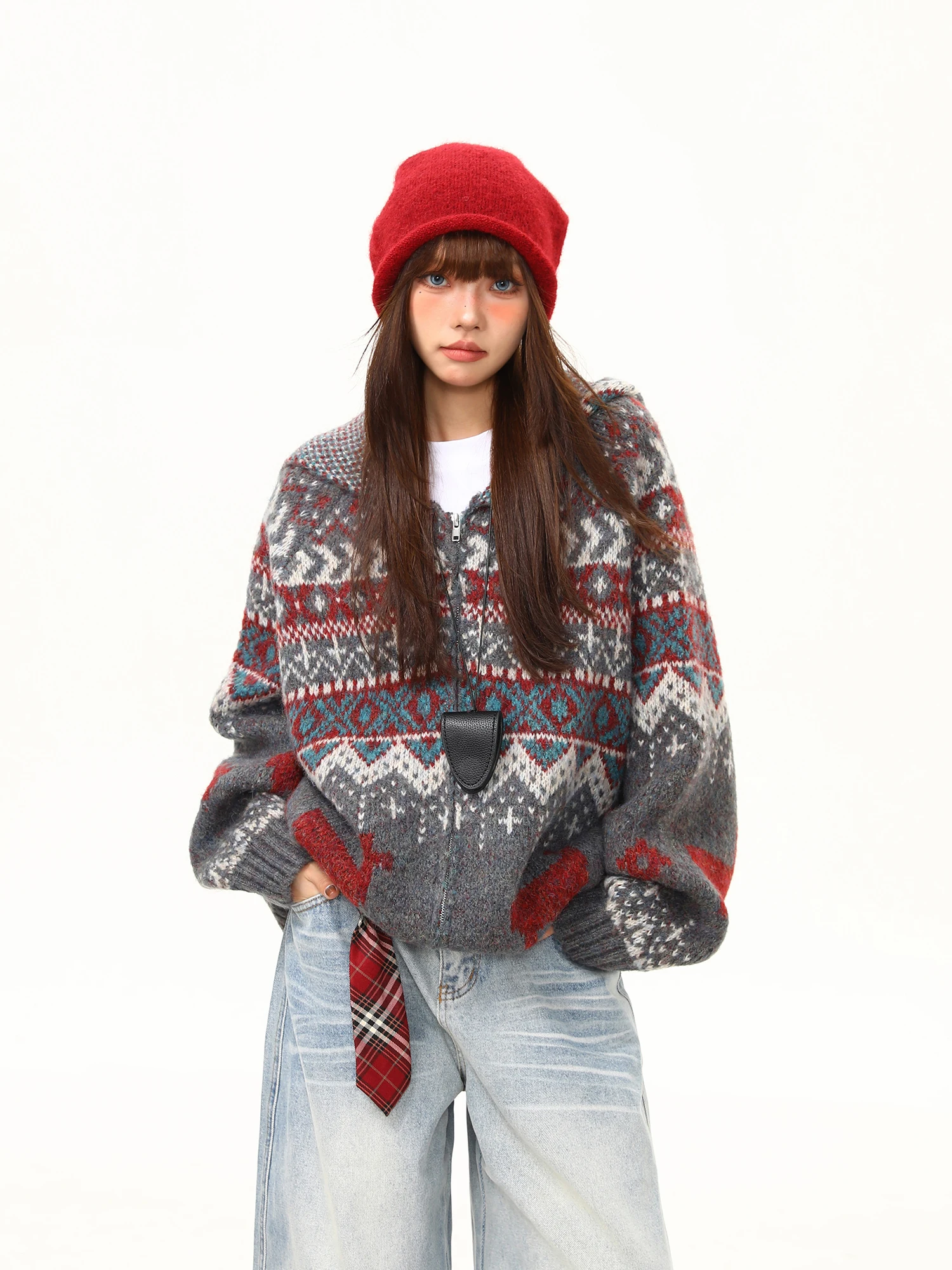 Дикий американский ретро-свитер Cisas, женский открытый кардиган, свободный осенне-зимний ленивый свитер, уличное пальто, свободный крой, длинный...
Дикий американский ретро-свитер Cisas, женский открытый кардиган, свободный осенне-зимний ленивый свитер, уличное пальто, свободный крой, длинный...