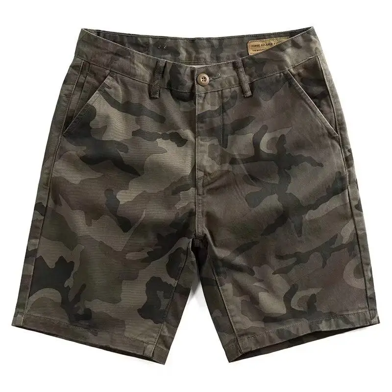 Summer Camouflage Men's Shorts Trendy Khaki American Casual Floral Patterned Slim-Fit Five-Part Loose Workwear Pants
Summer Camouflage Men's Shorts Trendy Khaki American Casual Floral Patterned Slim-Fit Five-Part Loose Workwear Pants