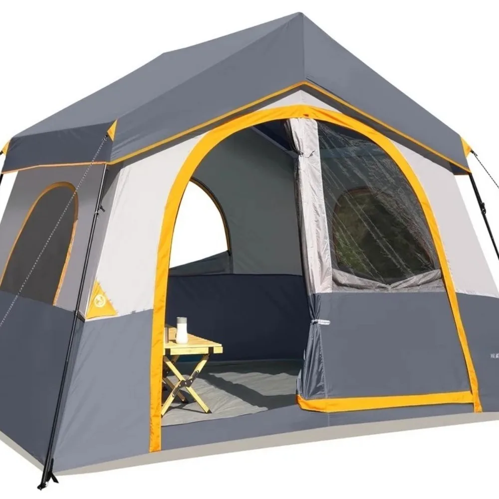 8 Person Camping Tent - Portable Family Cabin Tent for Camp, Outdoor for Hiking, Backpacking,Windproof Fabric Camp Tent
8 Person Camping Tent - Portable Family Cabin Tent for Camp, Outdoor for Hiking, Backpacking,Windproof Fabric Camp Tent