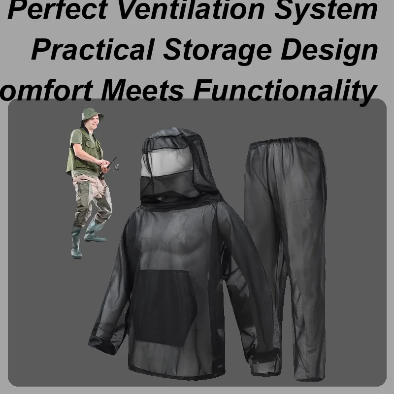 Fly Suit 2-Piece Beekeeping Suit Jacket Control Shield Repeller Guard Proof Barrier Wearable Protection For Outdoor Activities
Fly Suit 2-Piece Beekeeping Suit Jacket Control Shield Repeller Guard Proof Barrier Wearable Protection For Outdoor Activities