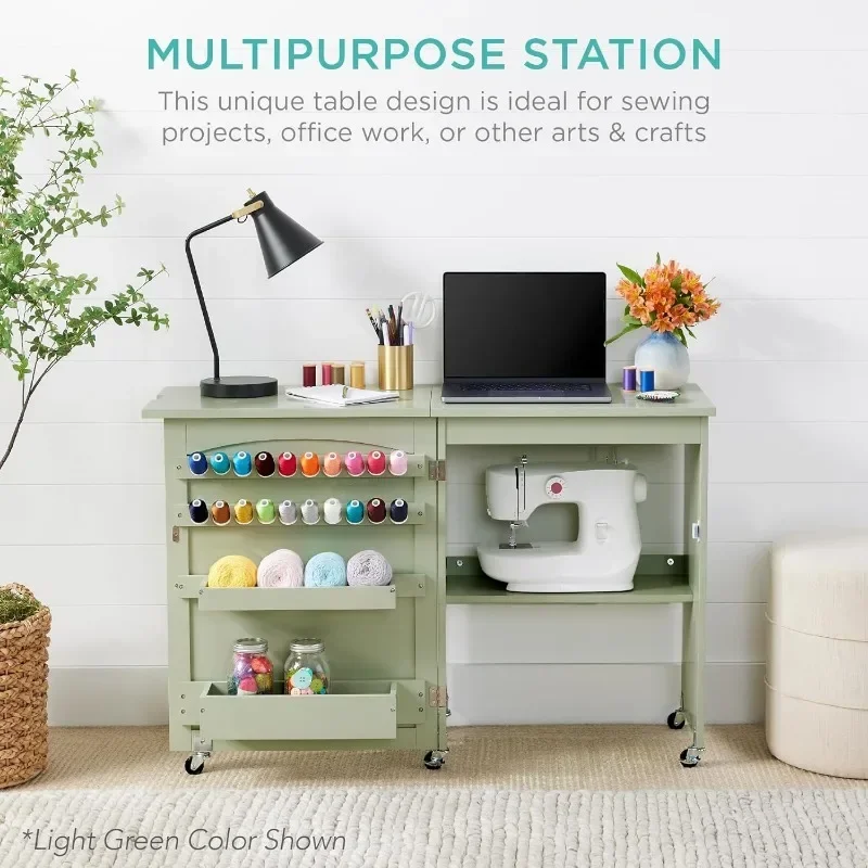 Folding Sewing Table Multipurpose Craft Station & Side Desk with Compact
Folding Sewing Table Multipurpose Craft Station & Side Desk with Compact