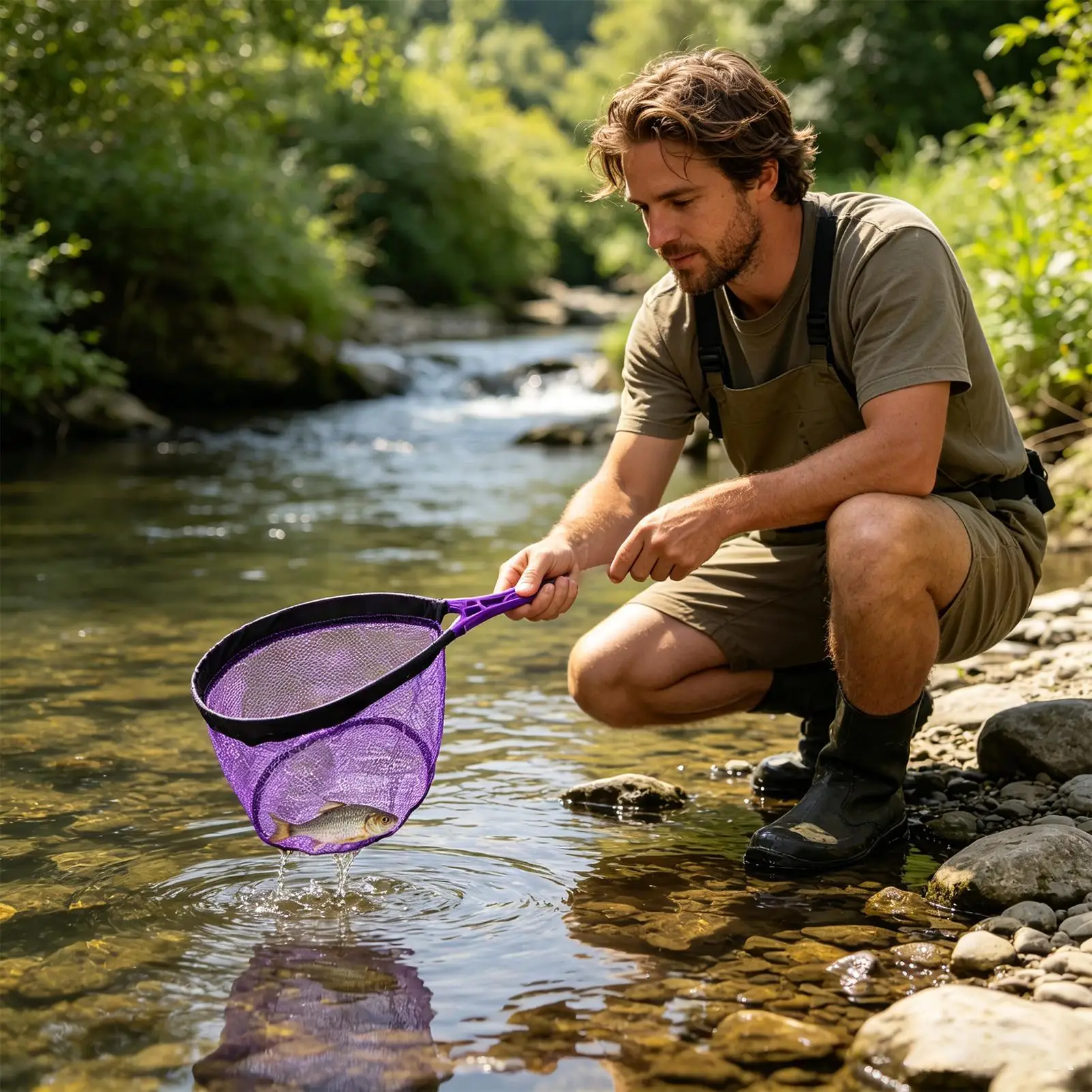 Trout Net Foldable Ergonomic Grip Catcher Trout Fish Nets For Fishing For Outdoor Pond River Sea Saltwater Travel Boat Kayak Men
Trout Net Foldable Ergonomic Grip Catcher Trout Fish Nets For Fishing For Outdoor Pond River Sea Saltwater Travel Boat Kayak Men
