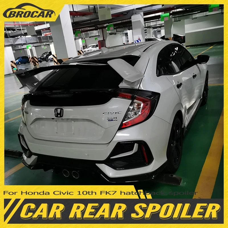 For Honda Civic 10th FK7 hatchback spoiler Type-R style ABS plastic carbon fiber exterior rear spoiler trunk lip modification
For Honda Civic 10th FK7 hatchback spoiler Type-R style ABS plastic carbon fiber exterior rear spoiler trunk lip modification