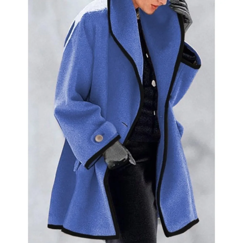 New Autumn Winter Fashion Tweed Women's Coat With Large Lapel Casual Loose Long-sleeved Striped Versatile Warm Female Coat Tops
New Autumn Winter Fashion Tweed Women's Coat With Large Lapel Casual Loose Long-sleeved Striped Versatile Warm Female Coat Tops